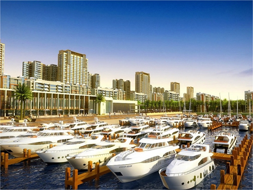 海南中南西海岸鸟瞰图